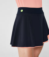 Falda Asimétrica Doble Capa